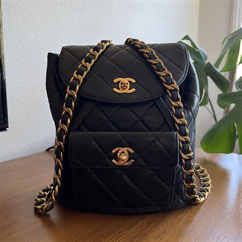 vintage chanel bagpack